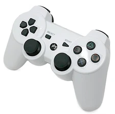Tidoom PS3 Wireless Playstation 3 Controller Joystick, White   NWOT