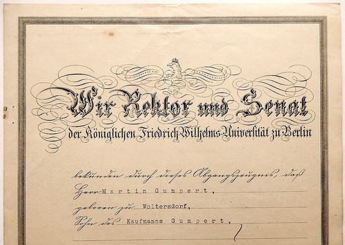 1914 MAX PLANCK HAND SIGNED DIPLOMA NOBEL PRIZE PHYSICS WIN BERLIN UNIVERSITY - Picture 3 of 6