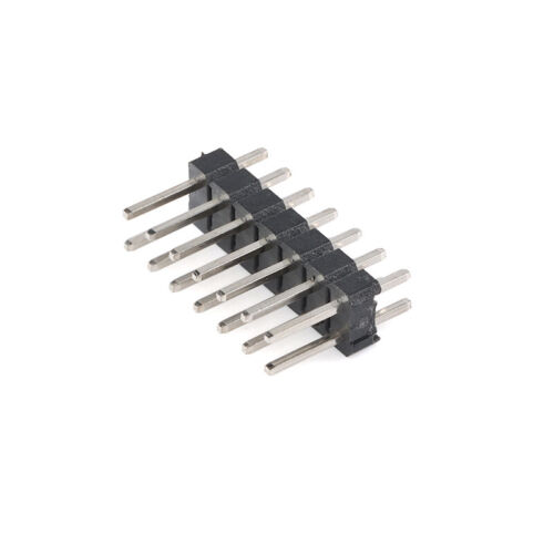 Ein-/doppelreihig 2,54 mm Stecker Header Stecker Streifen gerade/gebogener Stift - Bild 38 von 52