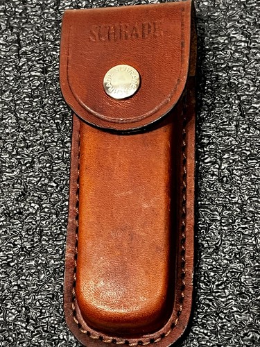 Vintage Schrade+ Crimshaw USA-Made Double Bear SC507 Folding Knife w/ Sheath - Picture 8 of 8