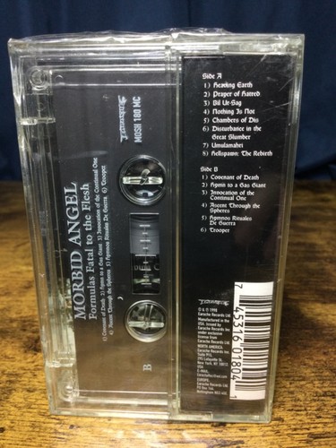 SEALED Morbid Angel - Formulas Fatal To The Flesh Cassette 1998 Death Metal - Picture 3 of 4