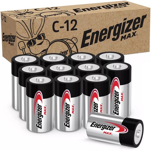 Energizer MAX C Batterien, Premium Alkaline Cell, 12 Stück
