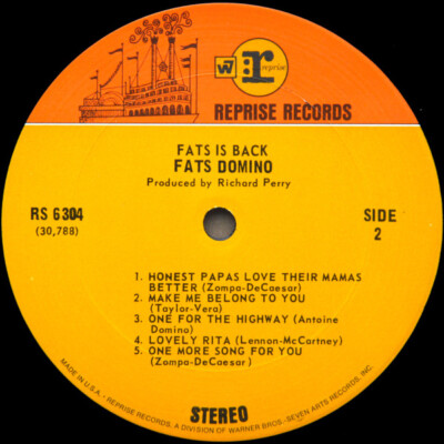 ファッツ・ドミノ FATS IS BACK Domino, Fats - Fats Is Back - Amazon.com Music