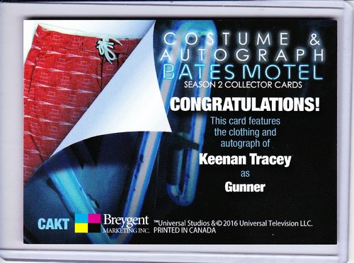 Autógrafo y disfraz firmado de Bates Motel temporada 2 selección de tarjetas coleccionables - Imagen 42 de 42