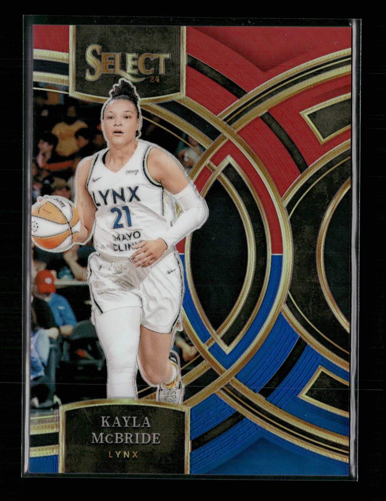 2024 Panini Select WNBA - Premier Level Kayla McBride #176 Red & Blue Prizm /399