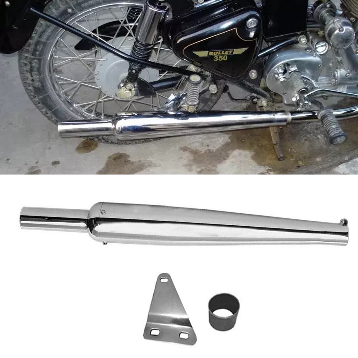 Bike Silencer Royal Enfield Classic 350 Original Silencer Royal