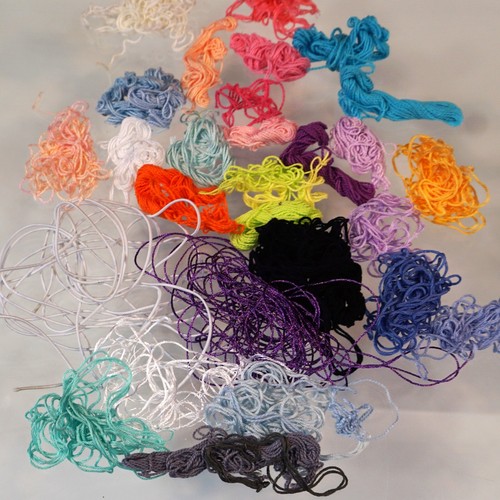 64 Skeins Friendship Thread Floss Multi Color Lot Crafts Embroidery Bracelets - Picture 7 of 7