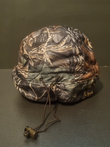 Seclusion 3D Tree Camo Hunting Winter Hat Cap Mens 59cm - Picture 5 of 12