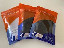 3 Packs Of NanoSocks 3-D Nano-Weave Technology Compression Socks NEW Size 2