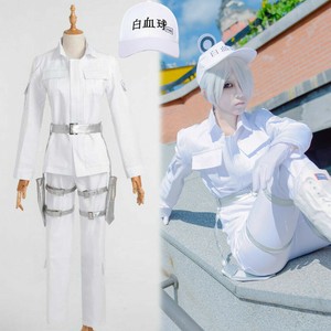 WBC White Blood Cell Leukocyte Cosplay Costume Hat Cap Lot Outfit Cells at Work WBC White Blood Cell Leukocyte Cosplay Costume Hat Cap Lot Outfit Cells at Work