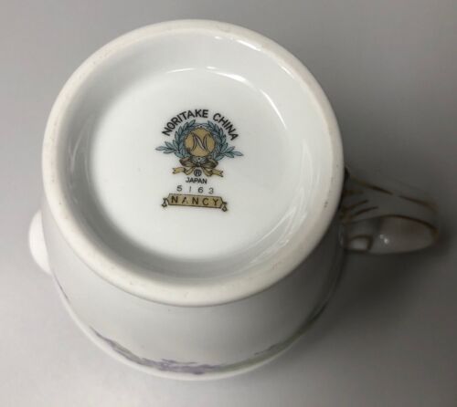 Noritake NANCY Creamer and Sugar Bowl with Lid 5163 - Picture 6 of 10