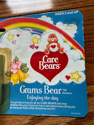 New In Box 1984 Care Bears 2" Grams Mini PVC Figure Kenner - Picture 4 of 6