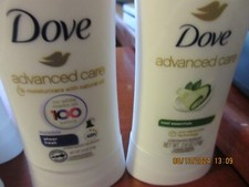 2 Dove Advanced Care Invisible Antiperspirant Deo. Cool Essentials  Sheer Fresh