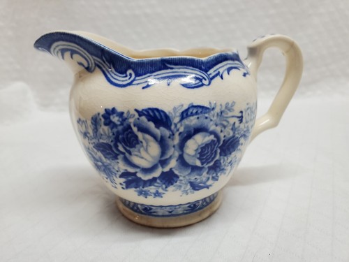 Chatham Blue Roses Marita Japan Creamer HTF 1950s China - Picture 2 of 16