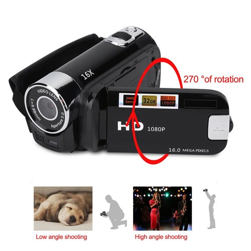 2.4in Camcorder Digital Video Camera 1080P HD 16M 16x Zoom Night Vision Camera - Picture 6 of 12
