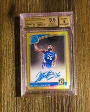2018-19 Optic Mitchell Robinson RC /10 GOLD BGS 9.5 / Auto 8 🔥🔥