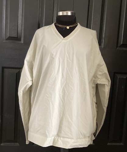 Vtg NWT IZOD XFG Pullover Water and Wind Resistant Windshirt XL PACKABLE Stone - Picture 1 of 8