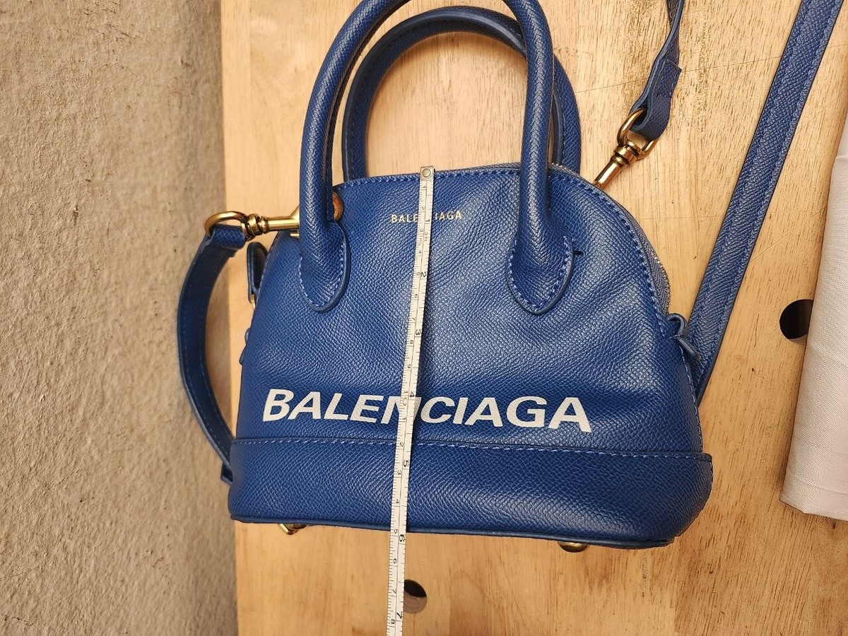 BALENCIAGA* VILLE ビル XXS トート ショルダー クロスボディ BALENCIAGA Ville Top Handle XXS Grained Leather Crossbody
