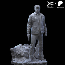 Joel (Last of Us) - 3D Print Model Kit - 1:6 Scale - Fan Art