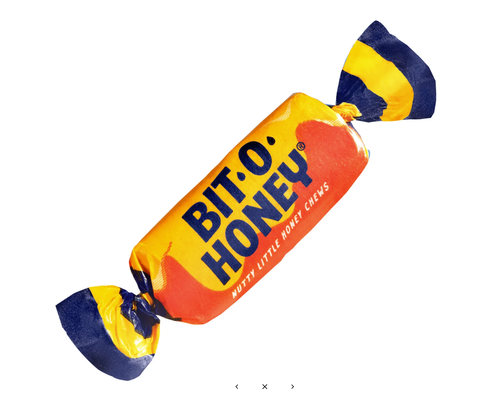 Bit O Honey, 3 Lbs Bag Classic Honey Flavored Taffy Candy - Picture 2 of 5
