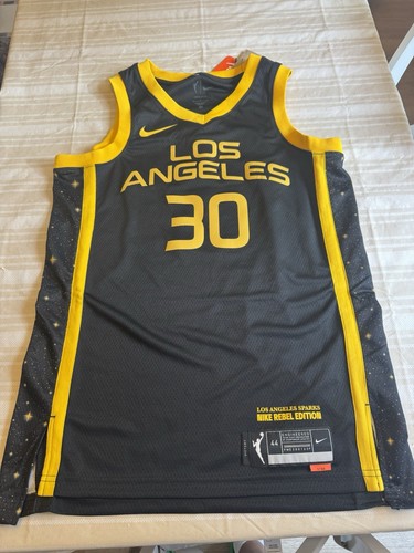 Camiseta deportiva para mujer Nike WNBA Los Angeles Sparks Nneka Ogwumike Rebel talla mediana NUEVA - Imagen 1 de 7