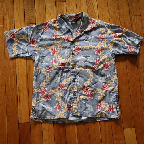 Vintage Patagonia Pataloha Kids Shirt 7/8 Small Surfer Floral Lei Hawaiian Rare - Picture 1 of 9