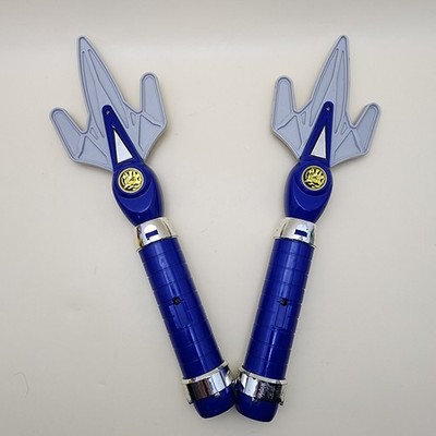 Mighty Morphin POWER RANGERS MMPR (1994) BLUE SAI Set Power Blaster Role Play