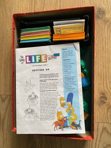 Juego de Mesa The Game of Life Edición Los Simpson Completo 100% - Imagen 10 de 11