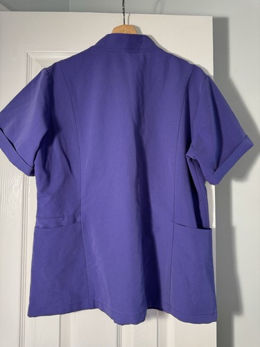 Figs Inala Slim Scrub Notched V-Neck Top Gr. XL Technical Collection Zip Pocket - Bild 2 von 8