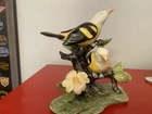 Rare Stangl #3750 Western Tanagers With White Heads Rather Than Red Heads