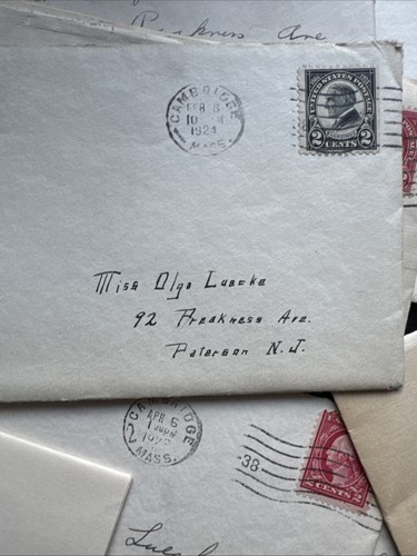 LOT OF 28 LETTERS ENVELOPES FAMILY HISTORY 1920s - 1940s New Jersey - Picture 6 of 10