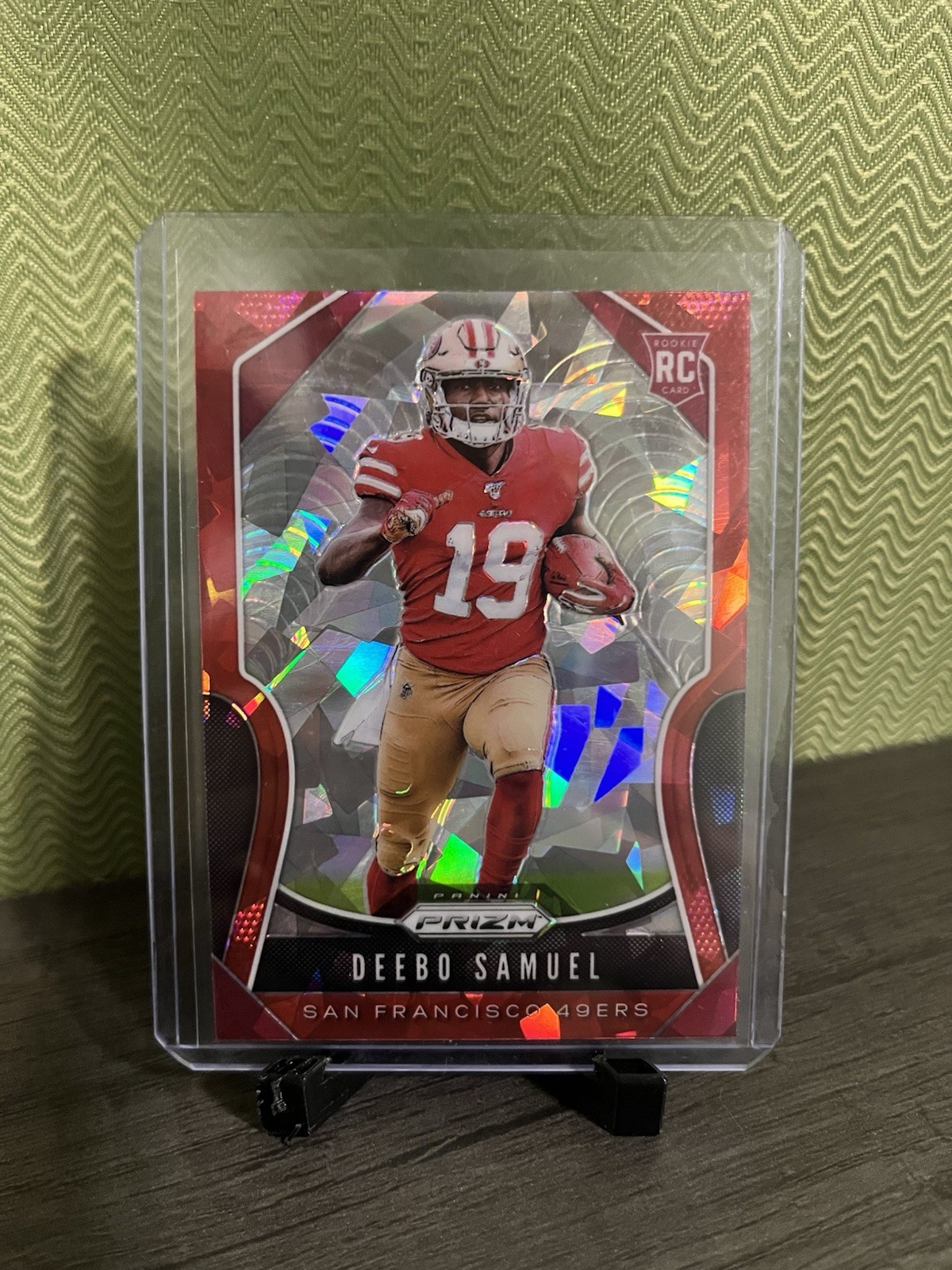 2019 Panini Prizm - Rookies Deebo Samuel #346 Red Ice Prizm (RC)