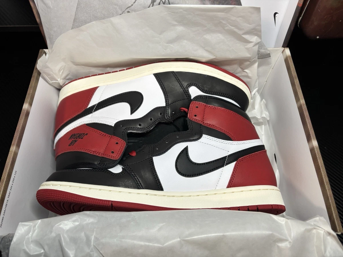 Preços baixos em Jordan 1 Retro OG High Black Toe Reimagined | eBay