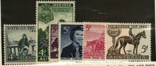 Australia #332-337 MNH