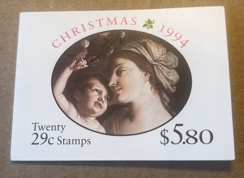 US Scott # 2871 MADONNA & CHILD, Christmas (1994) Booklet 20 MNH 29¢