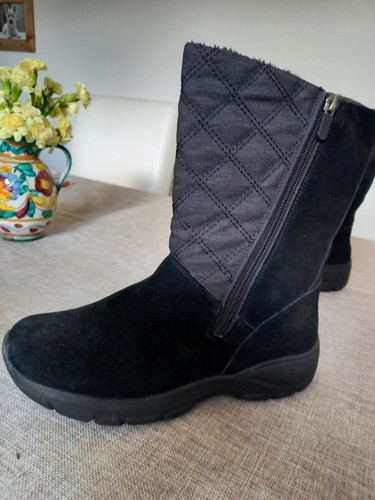 Lands End Suede Boots Size 6.5 EU 39 - Picture 1 of 8
