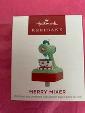 Hallmark Keepsake Ornament 2022 miniature Merry Mixer cooking baking kitchen new