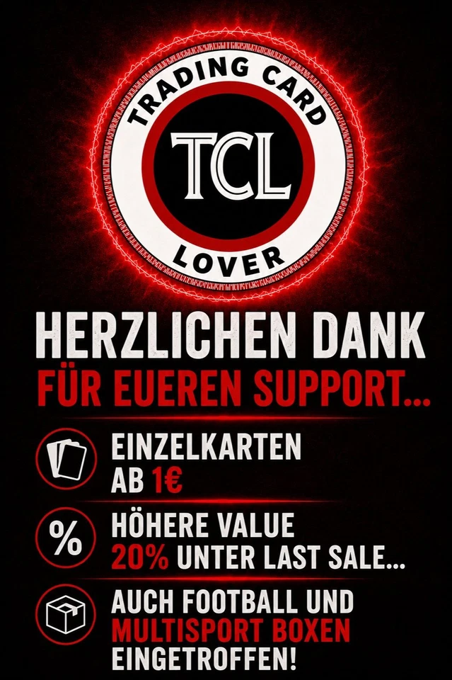 Einzelkarten ab 1€...höhere Value 20% unter Last Sales...Sealed Boxen