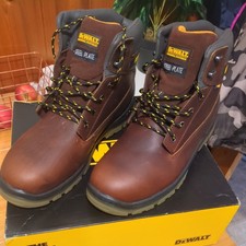 DeWalt Mens Titanium Leather S3 WR Safety Steel Toe Lace Up Boots Sizes 12