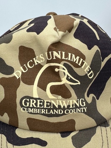 Ducks Unlimited Vintage Camo Snapback Green Wing Cumberland County, NC - Bild 10 von 11