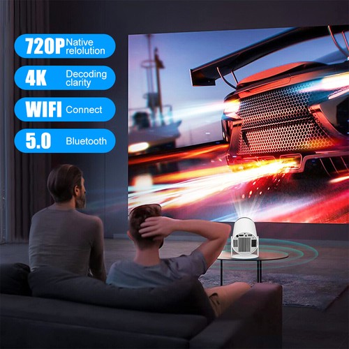 Smart LED Projector 5G 4K 1080p Mini Home Theater WiFi Bluetooth Android 11 - Picture 3 of 20