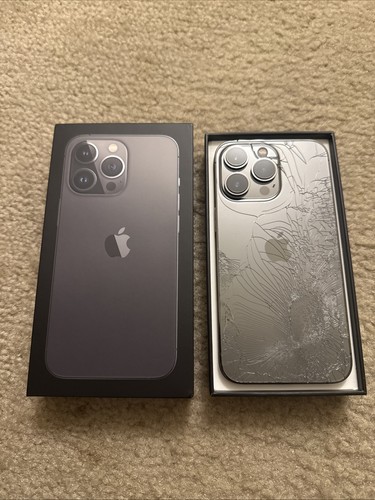 đ Apple iPhone 13 Pro 128GB Unlocked -used-graphite- Damaged Rear- Phone Works - Photo 22 sur 22