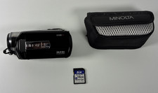 Minolta MN80NV 1080p HD Touchscreen Night Vision Digital Camcorder 16gb SD Card