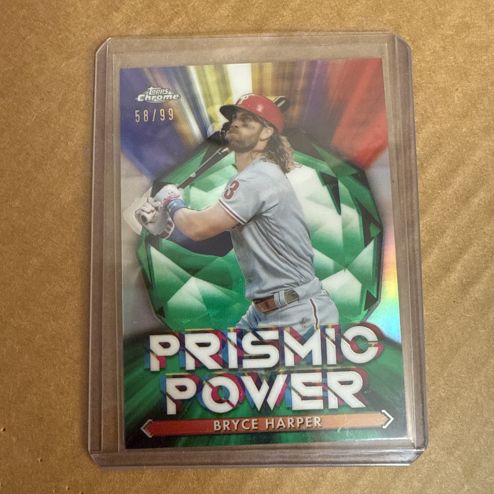 2021 Topps Chrome - Prismic Power Bryce Harper #PP-4 /99