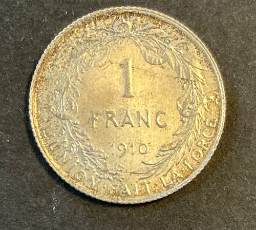 Belgium - Albert I - Magnificent coin of 1 Franc 1910 FR (2) - Picture 2 of 2
