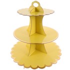  Cake Stand Cardboard Three-tier Dessert Tower Holder Graduation Season Rack