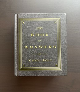The Book of Answers Carol Bolt | eBay