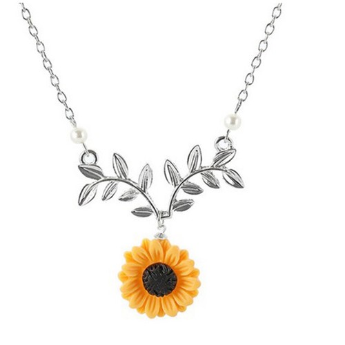Necklace My Chain Jewelry Sunflower Unisex Pendant Are You Women Gifts Sunshine - Picture 9 of 10