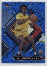 2023 Topps Finest Rare Blue Checkerboard Refractor 15/49 Taylor Hendricks 1b30