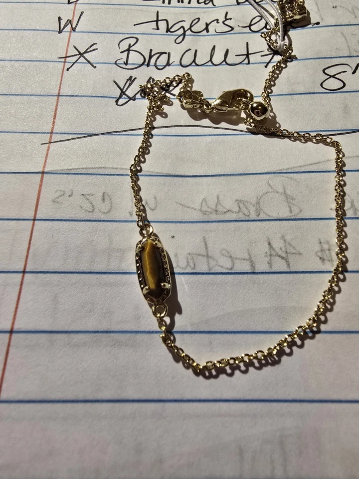 NUEVA PULSERA AJUSTABLE OJO DE TIGRE KENDRA SCOTT EMMA Foto 3 de 4